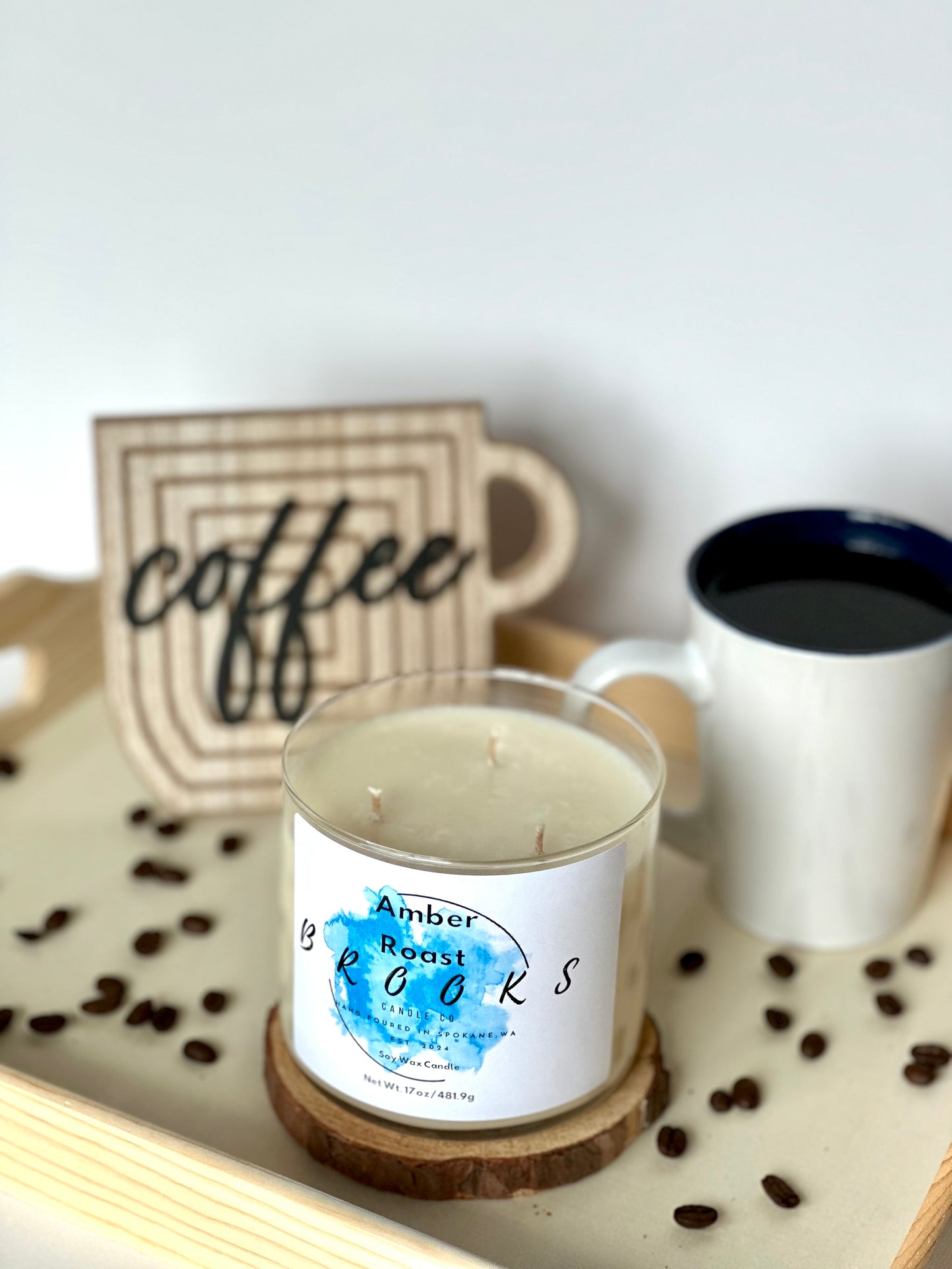 Amber Roast 3 Wick Candle