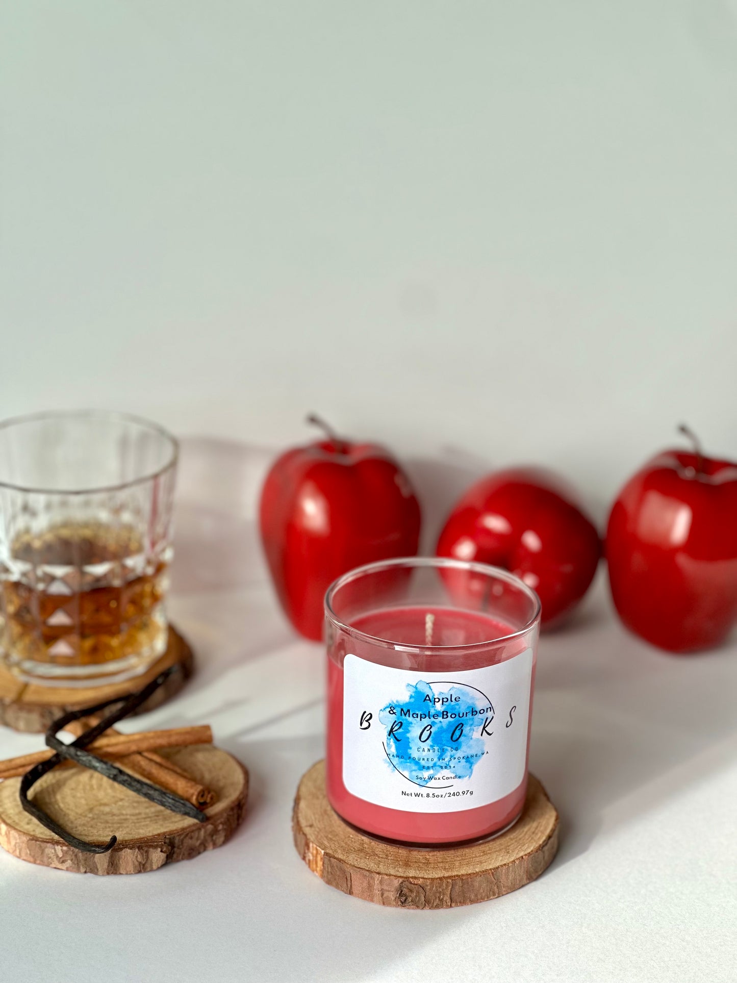 Apple & Maple Bourbon Single Wick Candle