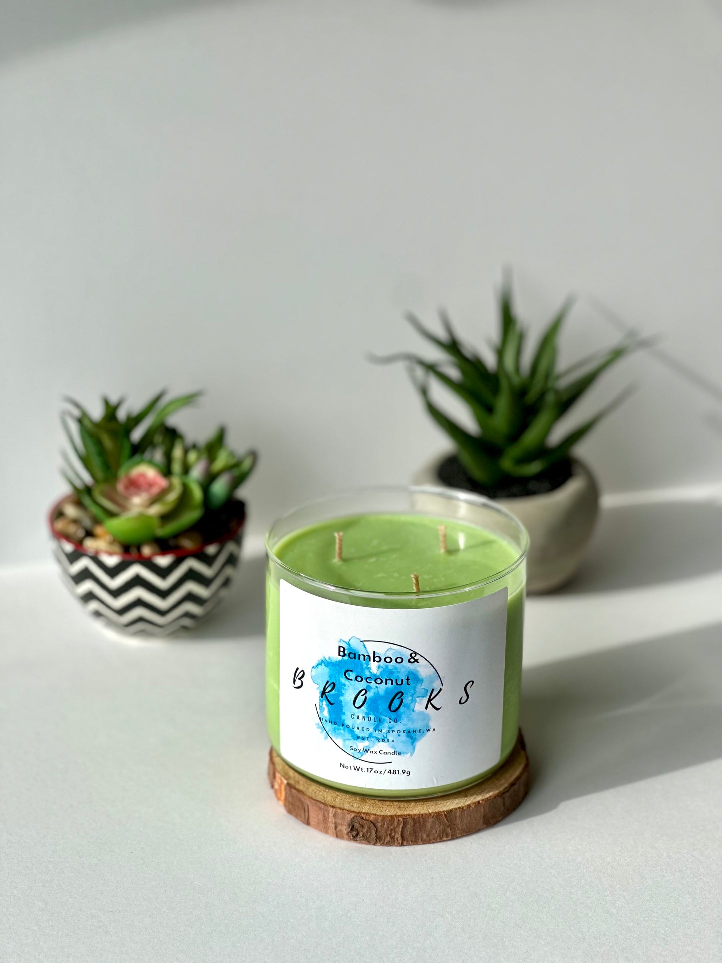 Bamboo & Coconut 3 Wick Candle