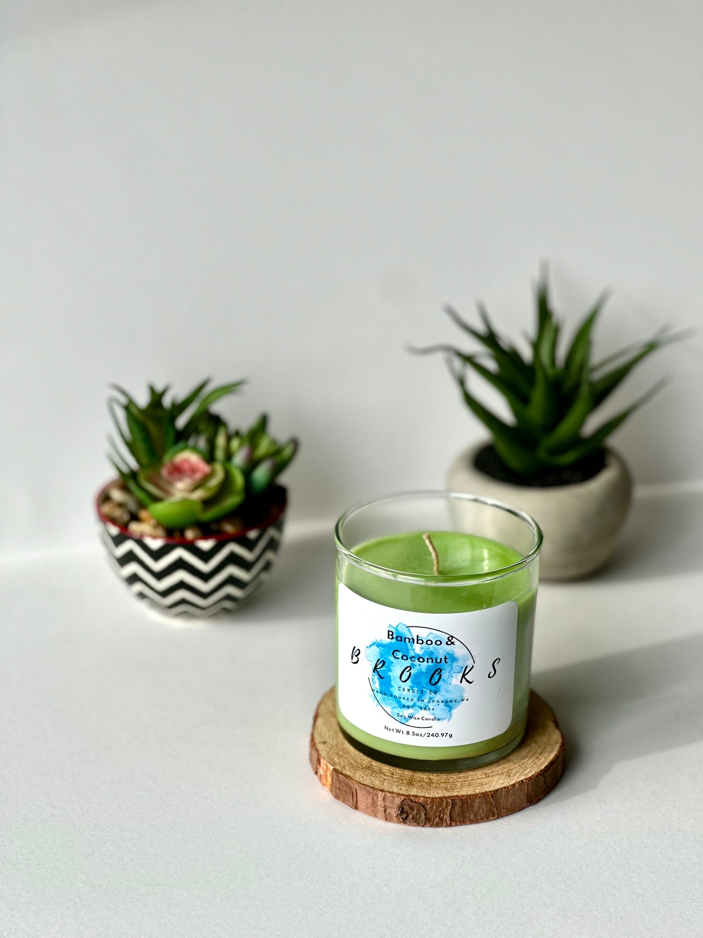 Bamboo & Coconut Single Wick Candle