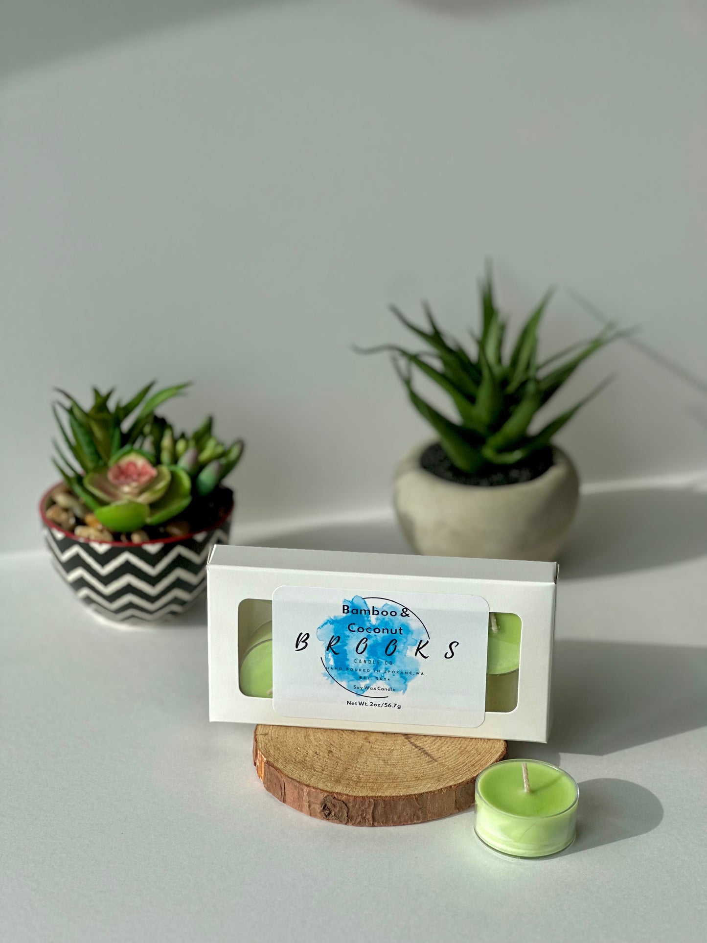 Bamboo and Coconut Tealights