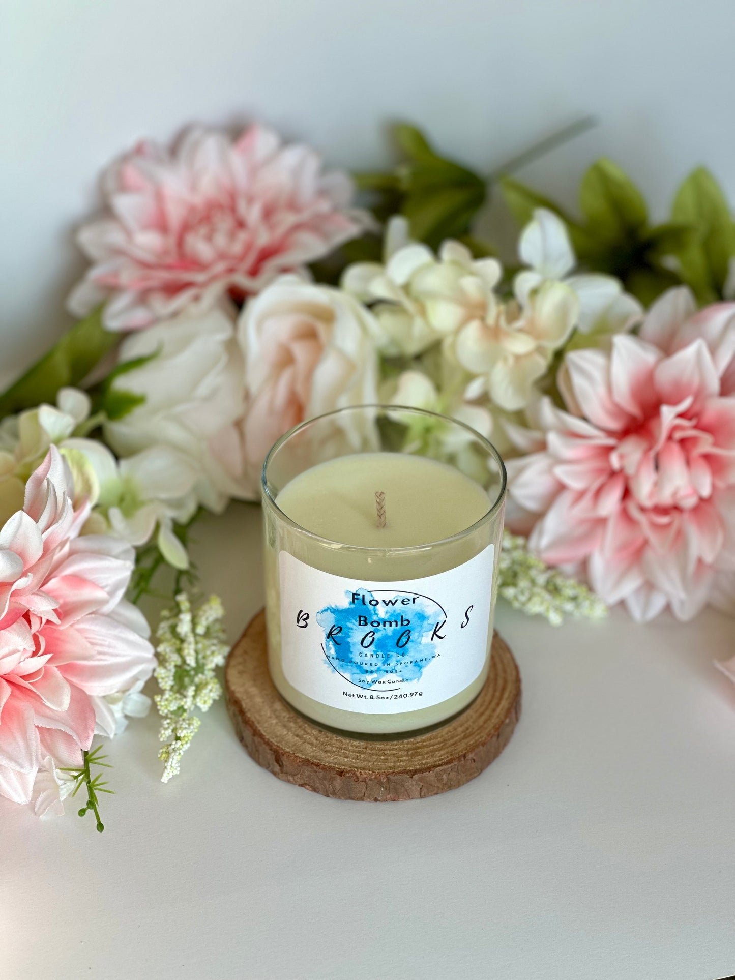 Flower Bomb Single Wick Candle