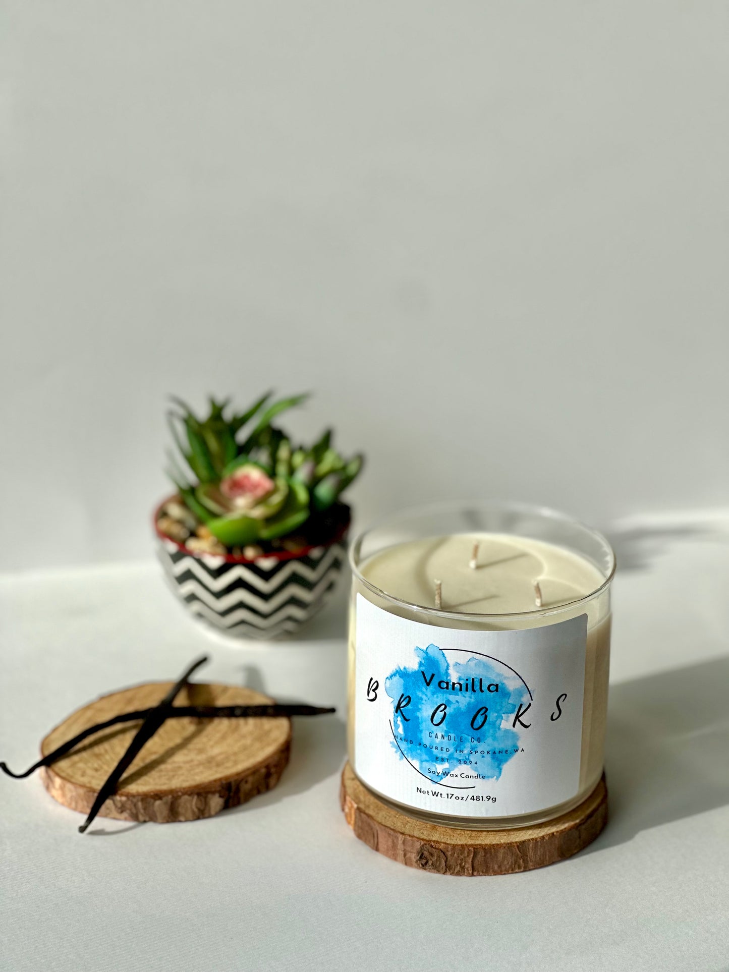 Vanilla 3 Wick Candle